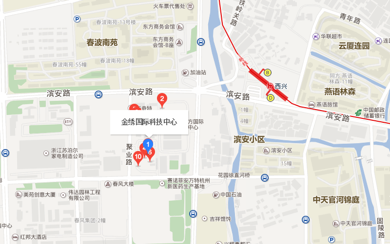 杭州企加科技有限公司-地圖位置